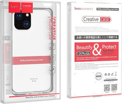 Hoco Light Series Silicone Back Cover Transparent (iPhone 14)