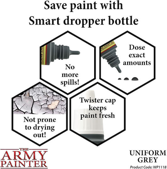 The Army Painter Warpaints Culoare Modelism Uniform Grey 18ml WP1118
