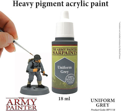 The Army Painter Warpaints Model Making Paint Uniform Grey 18ml WP1118