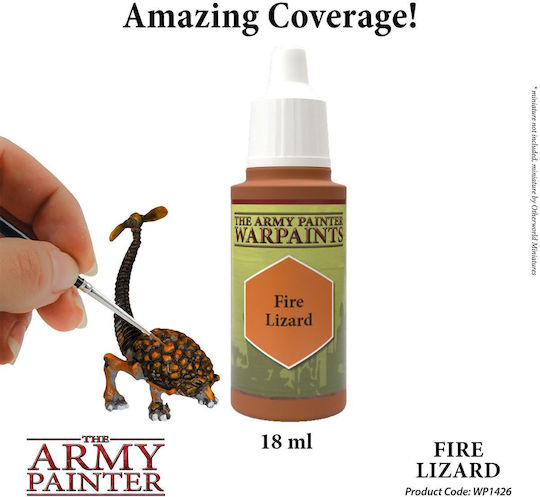 The Army Painter Warpaints Χρώμα Μοντελισμού Fire Lizard 18ml
