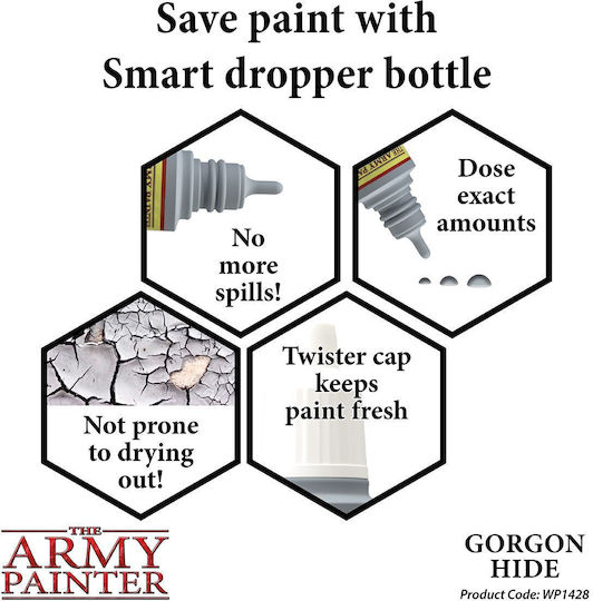 The Army Painter Warpaints Χρώμα Μοντελισμού Gorgon Hide 18ml