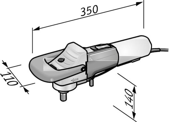 Flex LE 12-3 100 WET 115mm Έκκεντρο Τριβείο 115mm Ρεύματος 1150W με Ρύθμιση Ταχύτητας