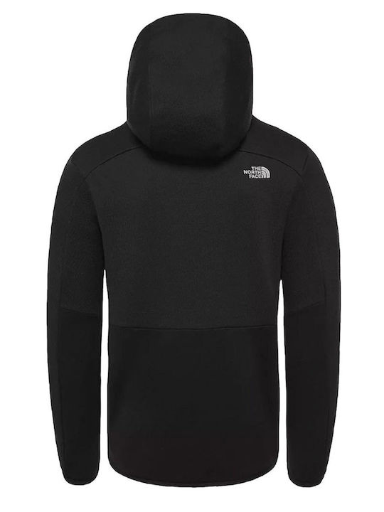 The North Face Merak Herren Sweatshirt Jacke mit Kapuze und Taschen Schwarz