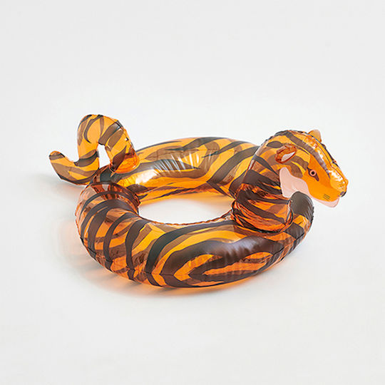 Sunnylife Mini Tully Tiger Παιδικό Σωσίβιο Κουλούρα Πορτοκαλί