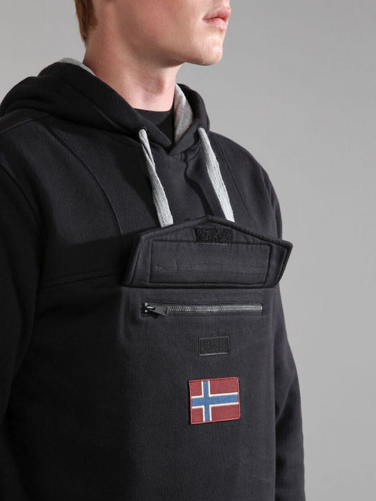 Burgee 2 Hanorac cu Glugă Negru
