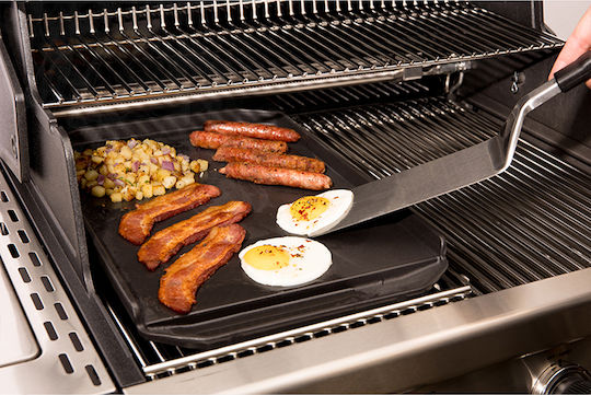 Broil King Плоча за Печене с Чугун Плосък Повърхност 44брx32брсм.
