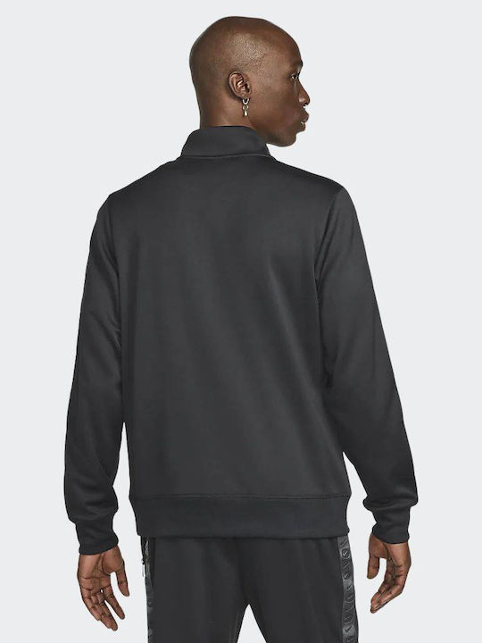 Nike Sportswear Swoosh League Men's Sweatshirt Jacket with Pockets Black