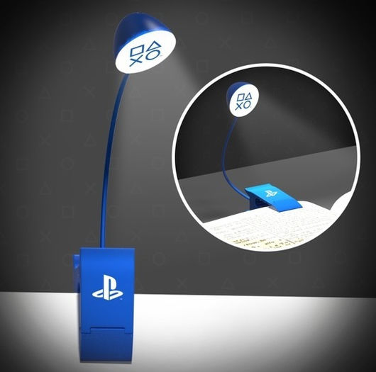 Paladone Playstation Φωτάκι Βιβλίου LED με Κλιπ Μπλε