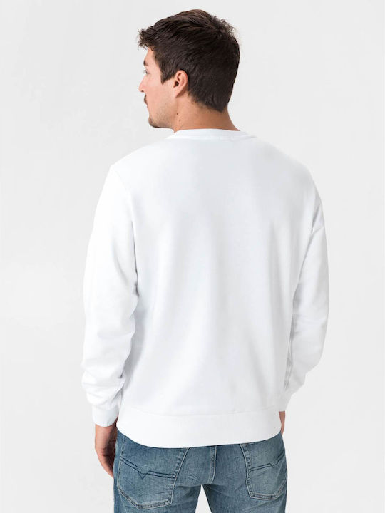 Diesel S-GIRK-N80 Men's Sweatshirt White