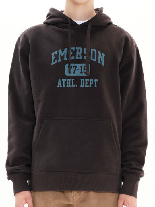 Sweatshirt mit Kapuze Off Black