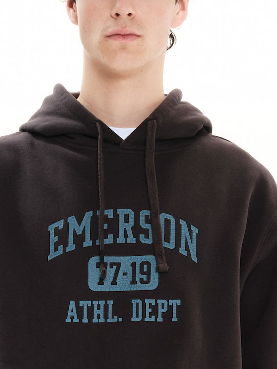 Sweatshirt mit Kapuze Off Black