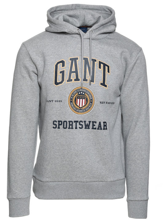 Crest Shield Hanorac cu Glugă gri melange