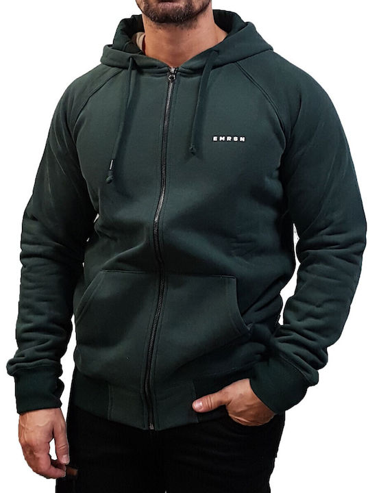 Sweatshirt with Hood Forest Green