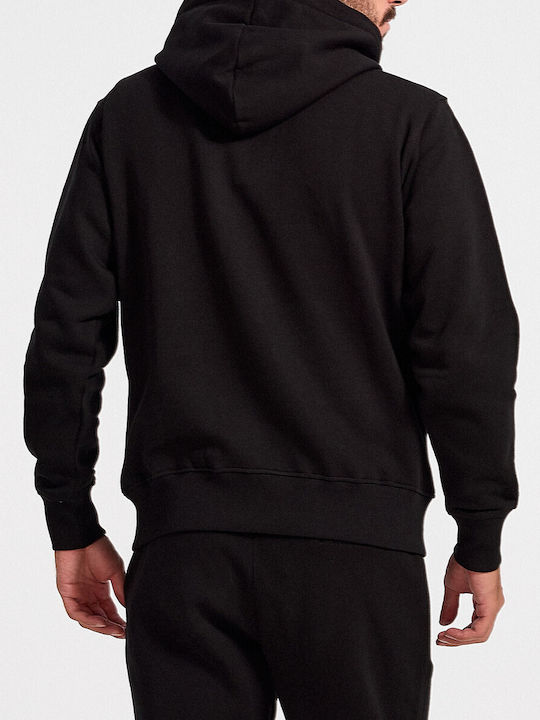 Versace Warranty Men's Sweatshirt with Hood Black