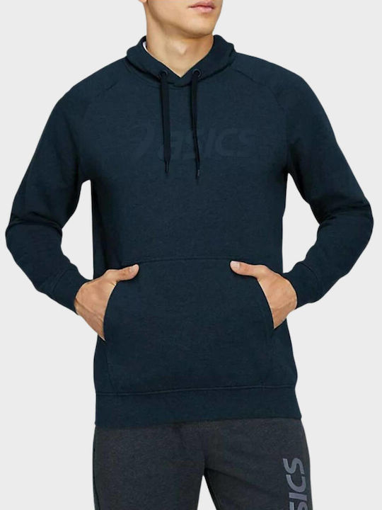 Φούτερ με Κουκούλα Navy Μπλε