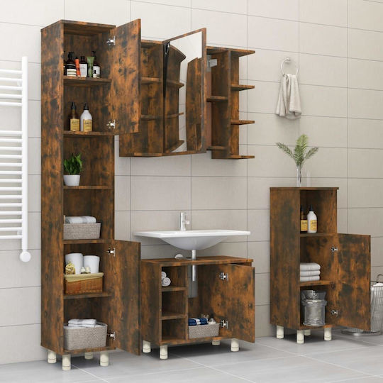 vidaXL Bathroom Cabinet L30xW30xH95cm Oak