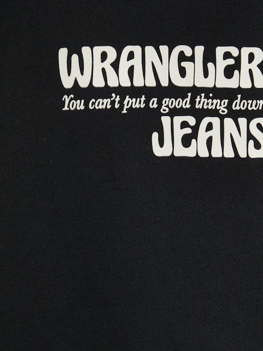 Sweatshirt mit Kapuze Schwarz