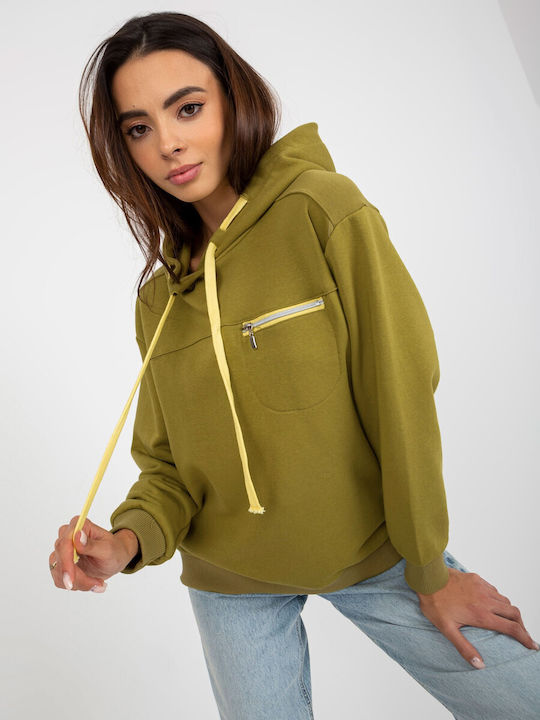 Fancy Women's Hooded Sweatshirt Green