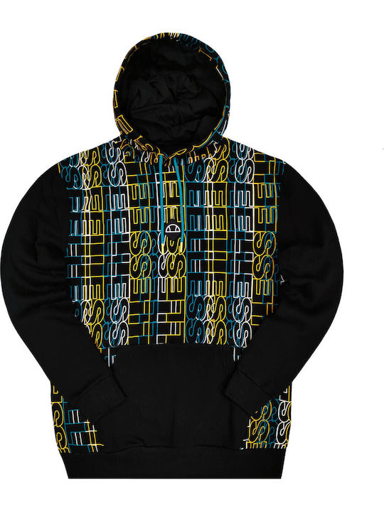 Oh Hoody Φούτερ με Κουκούλα Μαύρο