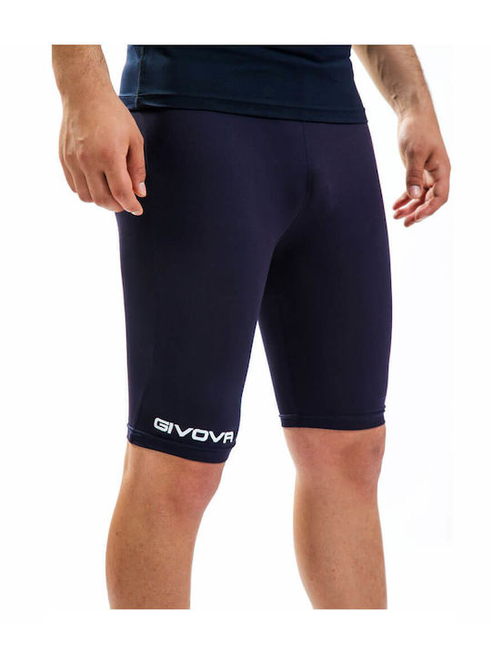 Givova Men's Sports Short Leggings Blue
