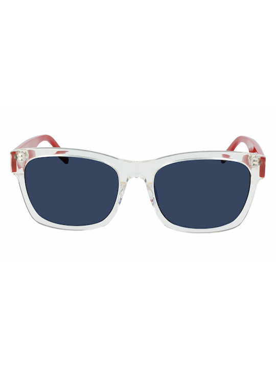 Converse All Star Women's Sunglasses with Transparent Plastic Frame and Blue Lens CV501S-102