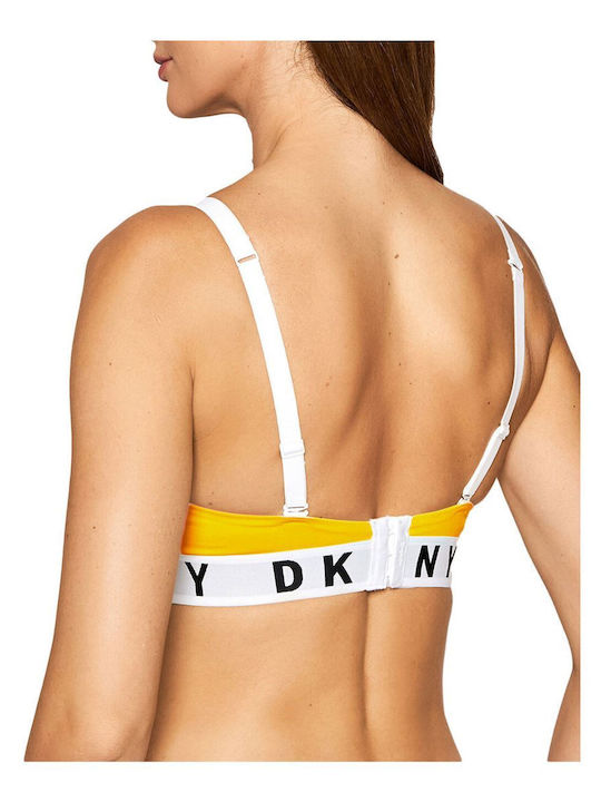 DKNY Γυναικείο Αθλητικό Μπουστάκι Push Up Crocus με Επένδυση