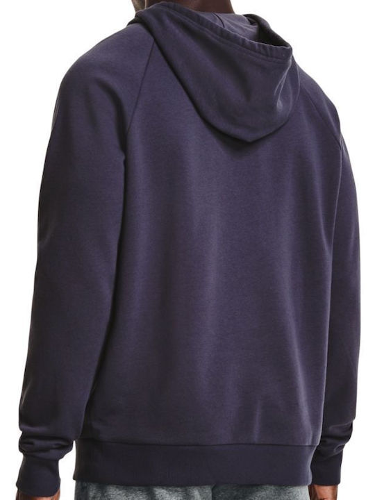 Rival Big Sweatshirt With Purple Hood