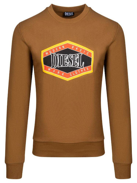 Diesel S-Ginn-K27 Men's Sweatshirt Brown