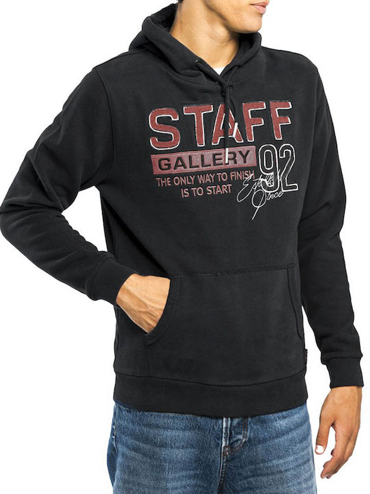 Odel Sweatshirt with Hood Black