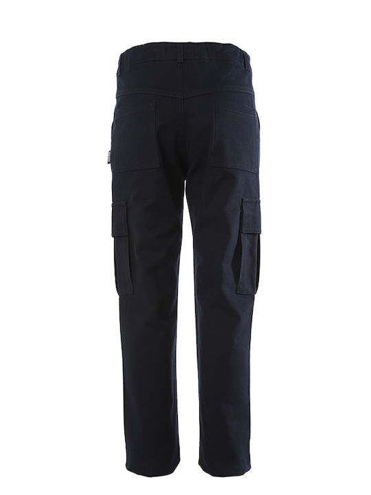 Matoufrance Boys Fabric Cargo Trouser Black