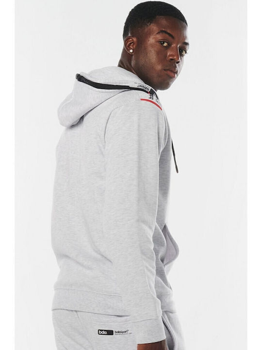 Gray Hoodie Cardigan
