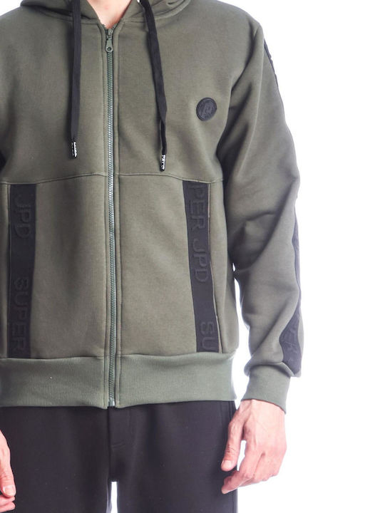 Sweatshirt with Hood Khaki