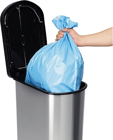 Delta Cleaning Waste Bin Paso Plastic with Pedal Silver 50L DC-RP50PE