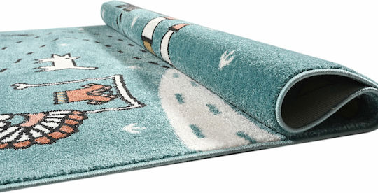 Balsan Indian Kinder Teppich Blau 160x230cm
