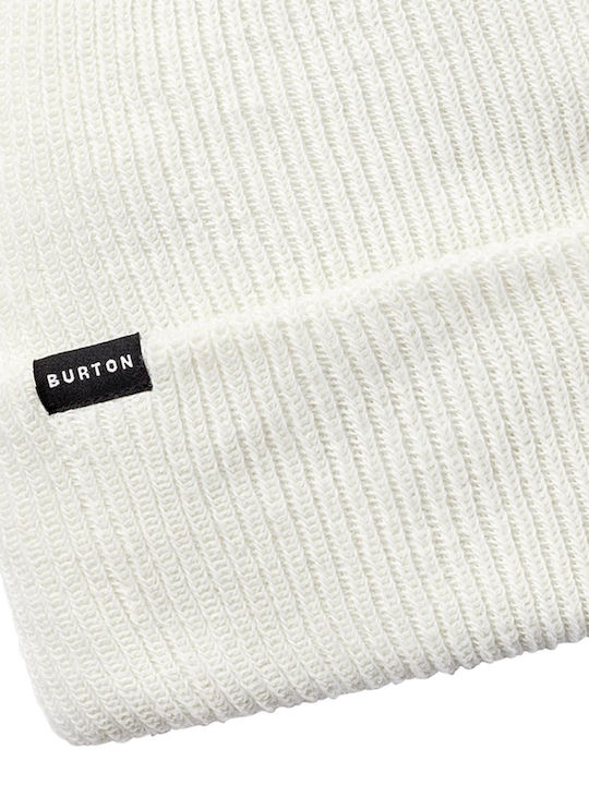 Burton All Day Long Knitted Beanie Cap White