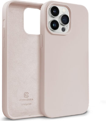 Crong Color Premium Back Cover Σιλικόνης Pink Sand (iPhone 14 Pro Max)