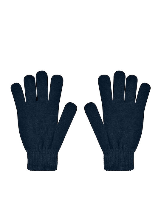 Stamion Navy Μπλε Ανδρικά Πλεκτά Γάντια
