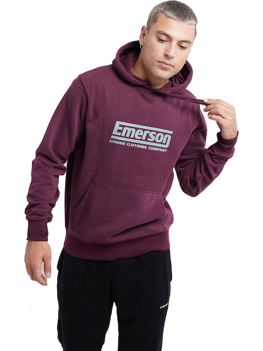Sweatshirt mit Kapuze Wine