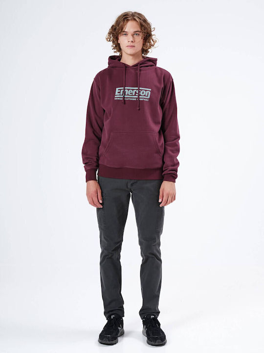 Sweatshirt mit Kapuze Wine