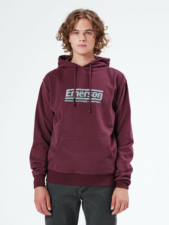 Sweatshirt mit Kapuze Wine