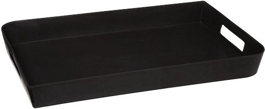 Atmosphera Modern Kunststoff Rechteckig Serviertablett mit Griffen in Schwarz Farbe 45x30x5cm 179730B 1Stück Atmosphera Modern Kunststoff Rechteckig Serviertablett mit Griffen in Schwarz Farbe 45x30x5cm 179730B 1Stück