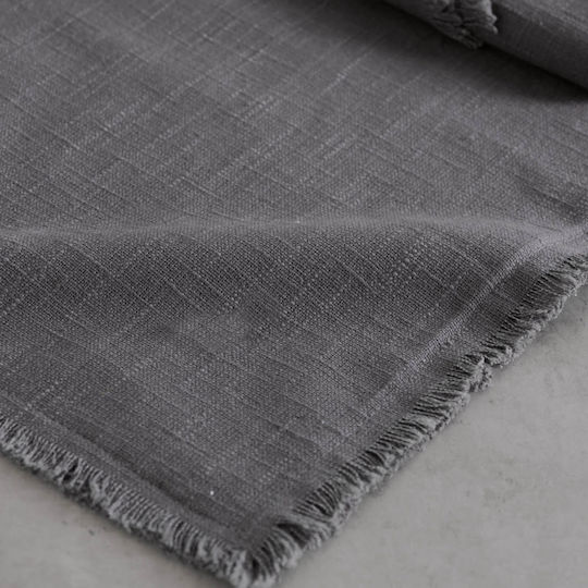 Rythmos Merit Placemat Fabric Gray 50x35cm 1pcs