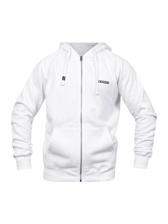 White Hooded Cardigan