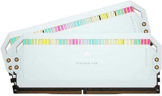 Corsair Dominator Platinum RGB 32GB DDR5 RAM cu 2 module (2x16GB