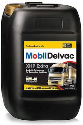 Mobil Λάδι Αυτοκινήτου Delvac XHP Extra 10W-40 20lt