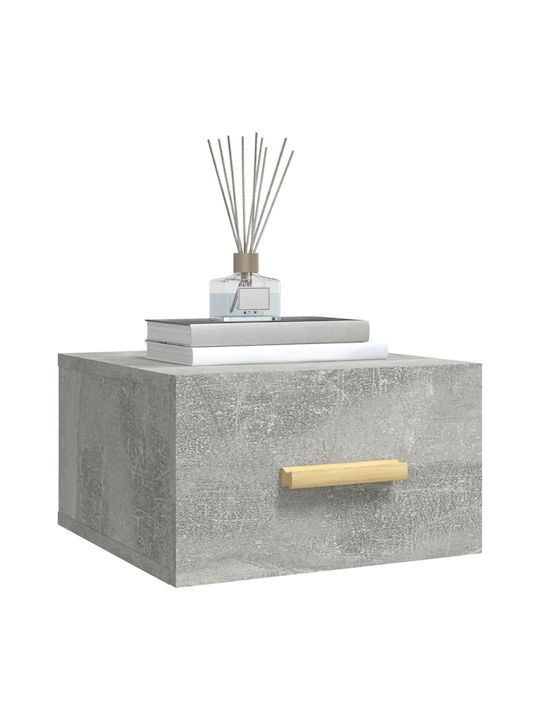 Nachttische Grey Concrete 2Stück 35x35x20cm