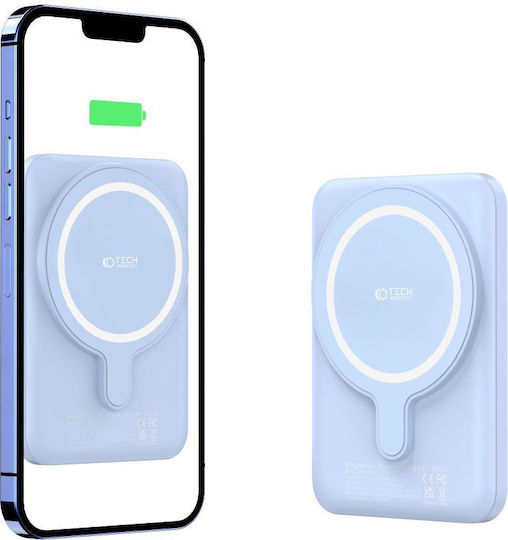 Tech-Protect PB10 Lifemag MagSafe Power Bank 5000mAh Γαλάζιο