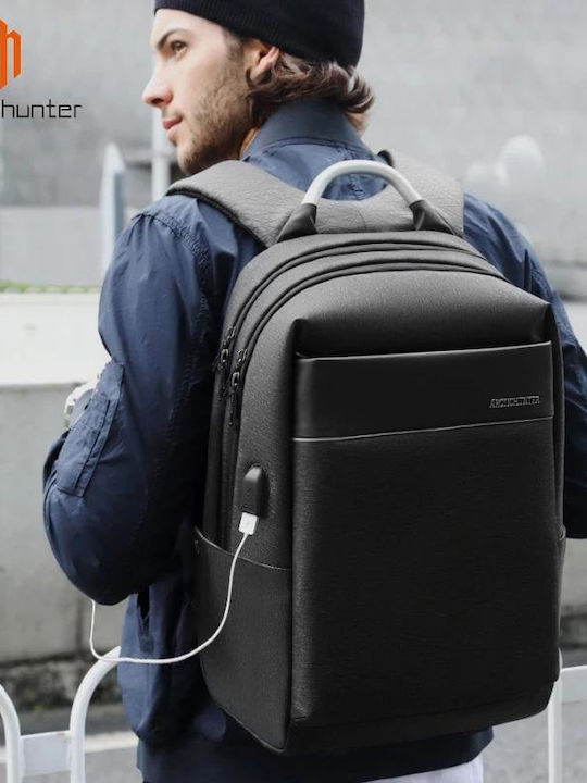 Arctic Hunter Loss B00218L Waterproof Laptop Backpack for 15.6" Laptop with USB Port in Black Color