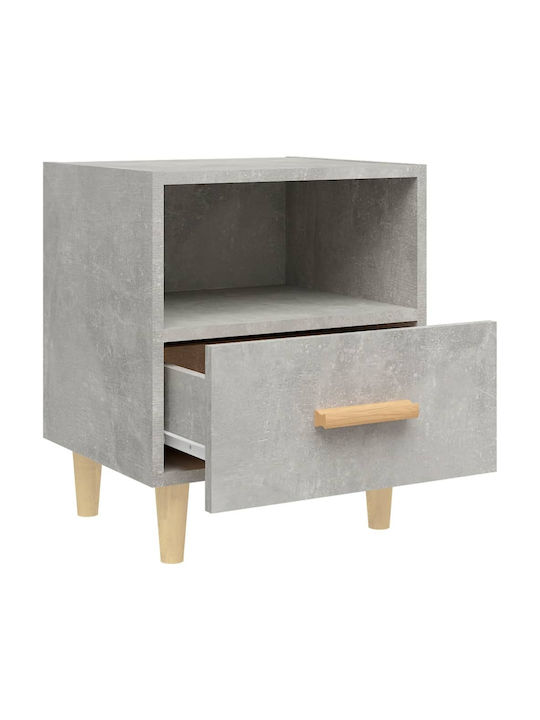 Nachttische Grey Concrete 2Stück 40x35x47cm
