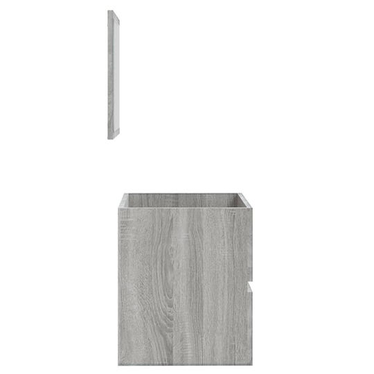 vidaXL Waschtisch ohne Waschbecken mit Spiegel L41xB38.5xH45cm Sonoma